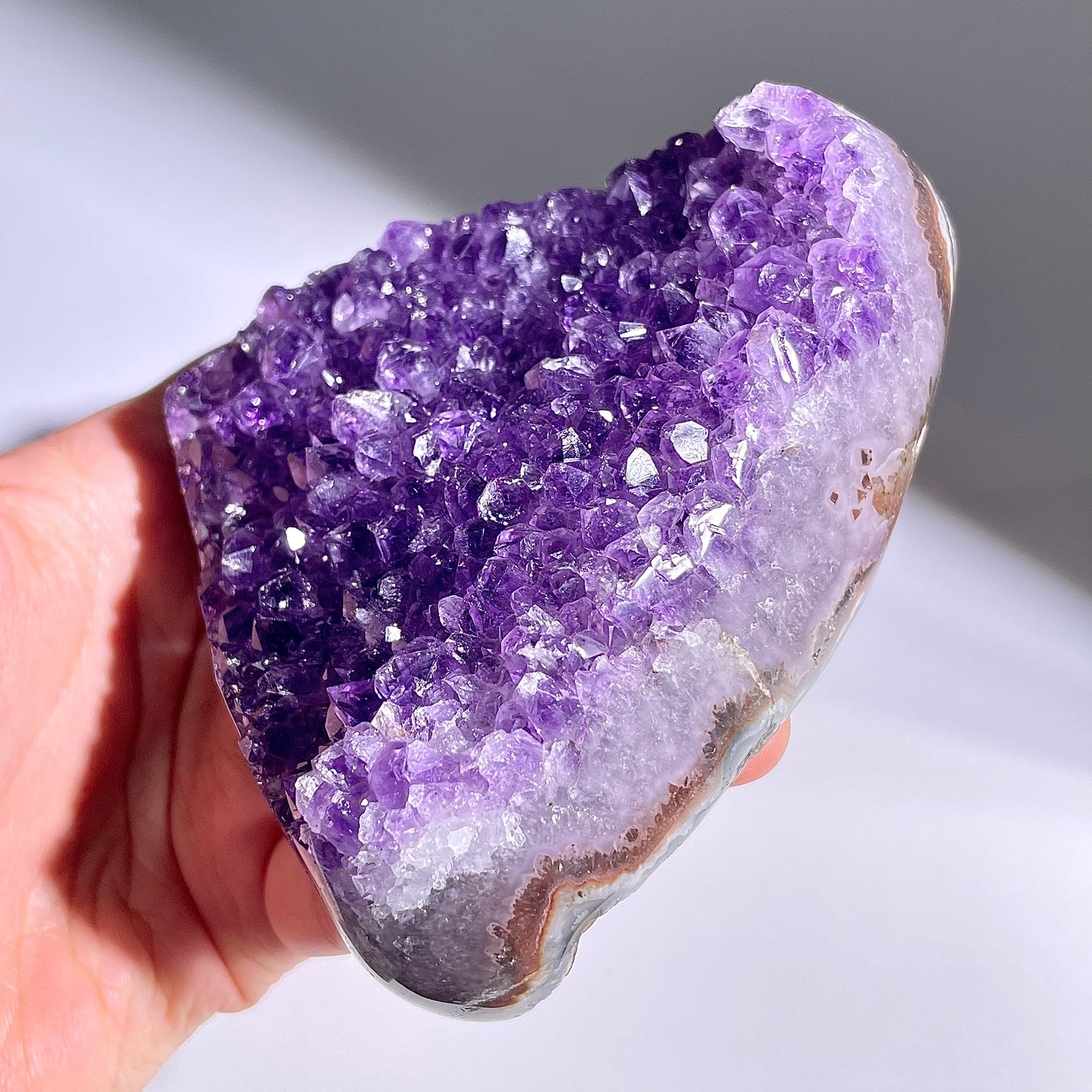 A13◇1点物◇アメジスト クリスター◇101×97×30mm◇天然石・鉱物・パワーストーン