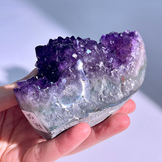 A63◇アメジスト クリスター◇102×41×32mm◇天然石・鉱物・パワーストーン