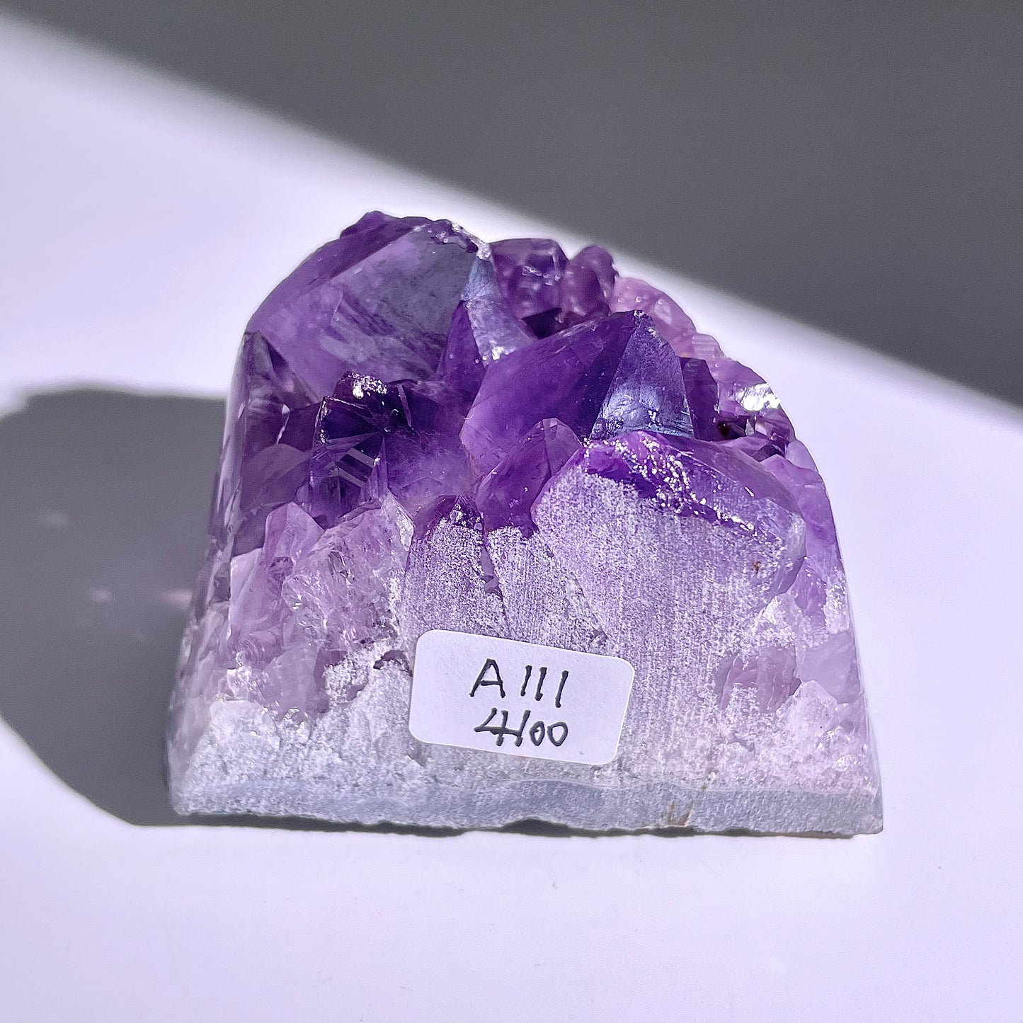 A111◇1点物◇アメジスト クリスター◇55×57×37mm◇天然石・鉱物・パワーストーン