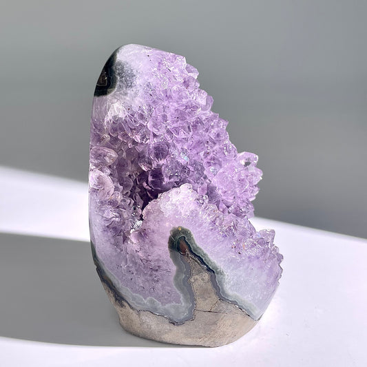 A123◇1点物◇アメジスト クリスター◇100×63×48mm◇天然石・鉱物・パワーストーン