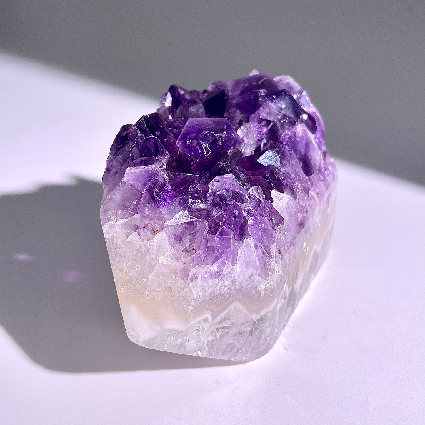 A126◇1点物◇アメジスト クリスター◇76×38×55mm◇天然石・鉱物・パワーストーン