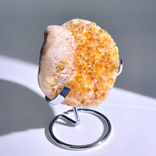 A127◇1点物◇シトリン クリスター◇89×118×40mm◇天然石・鉱物・パワーストーン