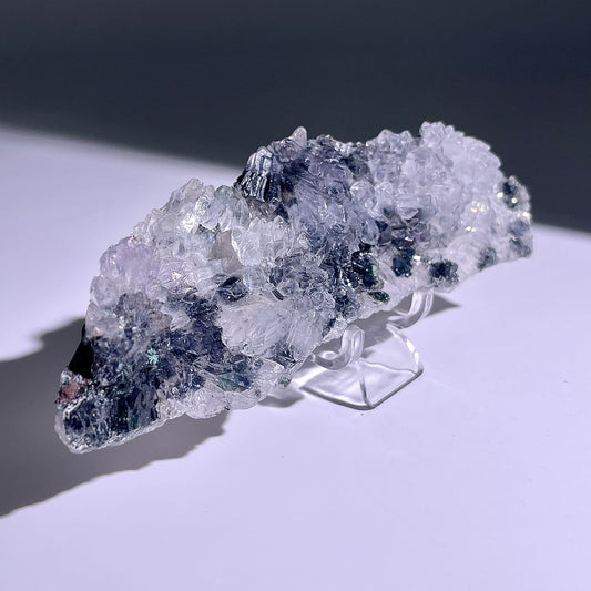 A139◇1点物◇瑪瑙とアメジスト共生◇131×38×19mm◇天然石・鉱物・パワーストーン