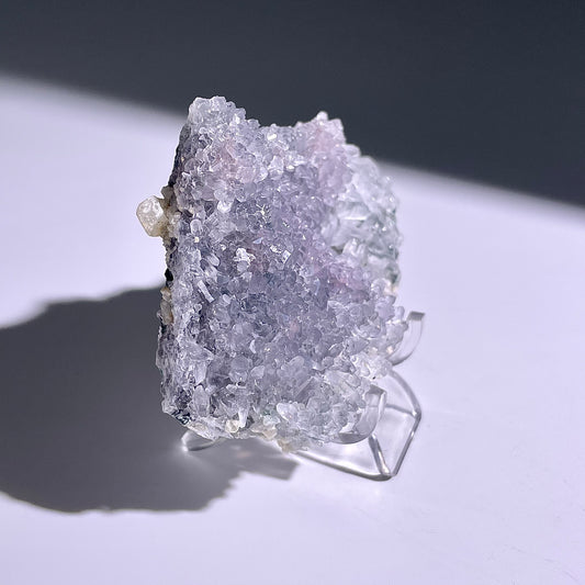 A141◇1点物◇瑪瑙とアメジスト共生◇80×53×20mm◇天然石・鉱物・パワーストーン