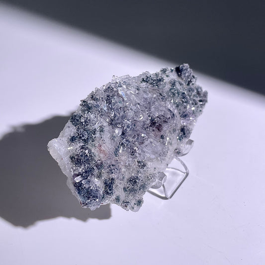 A143◇1点物◇瑪瑙とアメジスト共生◇104×47×14mm◇天然石・鉱物・パワーストーン