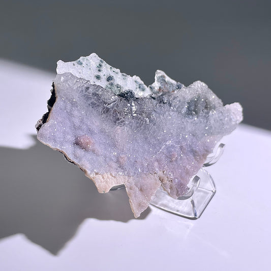 A147◇1点物◇瑪瑙とアメジスト共生◇149×83×20mm◇天然石・鉱物・パワーストーン