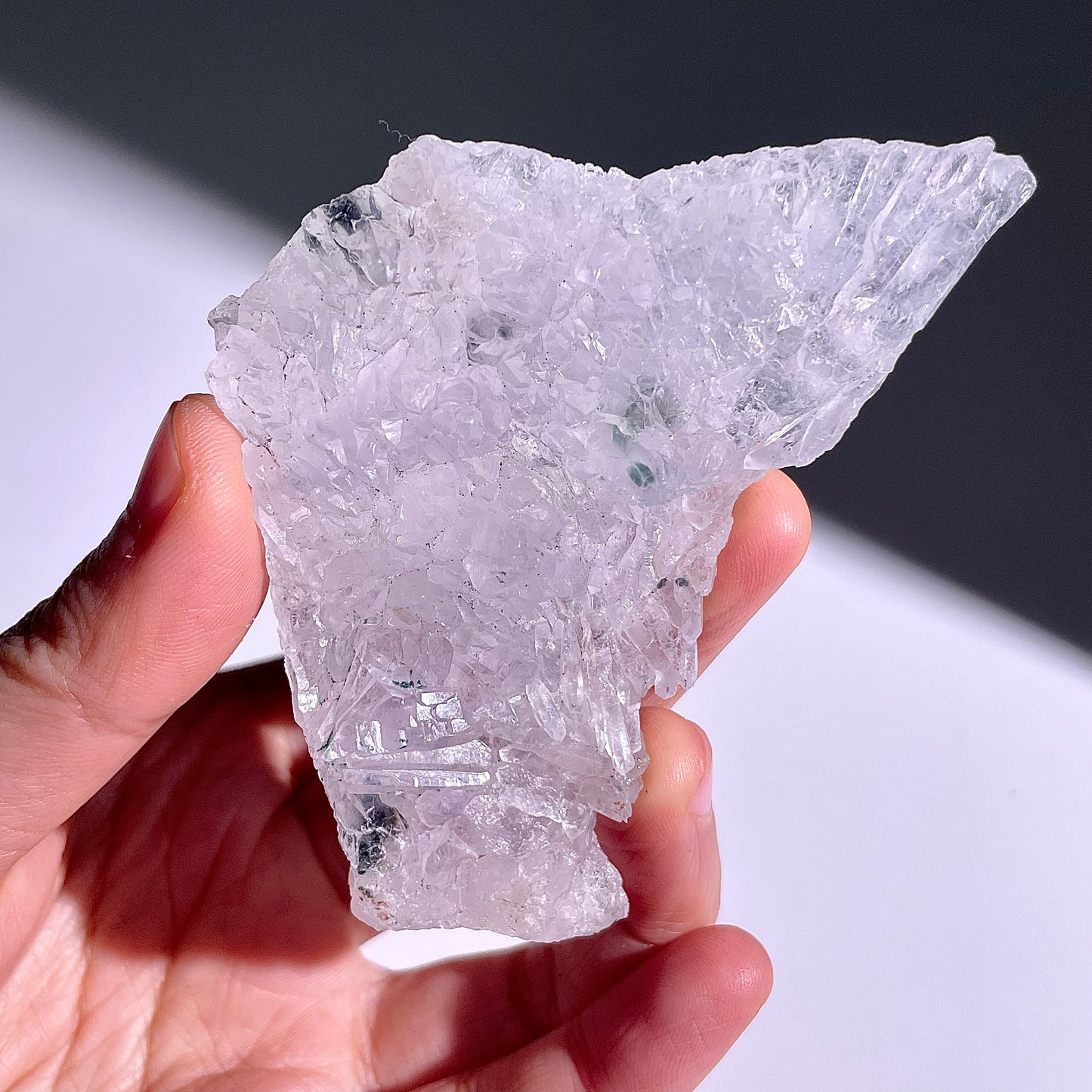 A148◇1点物◇瑪瑙とアメジスト共生◇72×71×13mm◇天然石・鉱物・パワーストーン