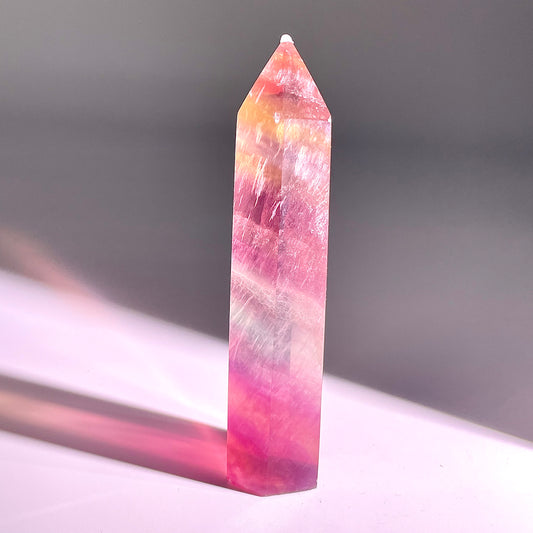 B44◇1点物◇フローライト ピラー◇104×22×26mm◇天然石・鉱物・パワーストーン