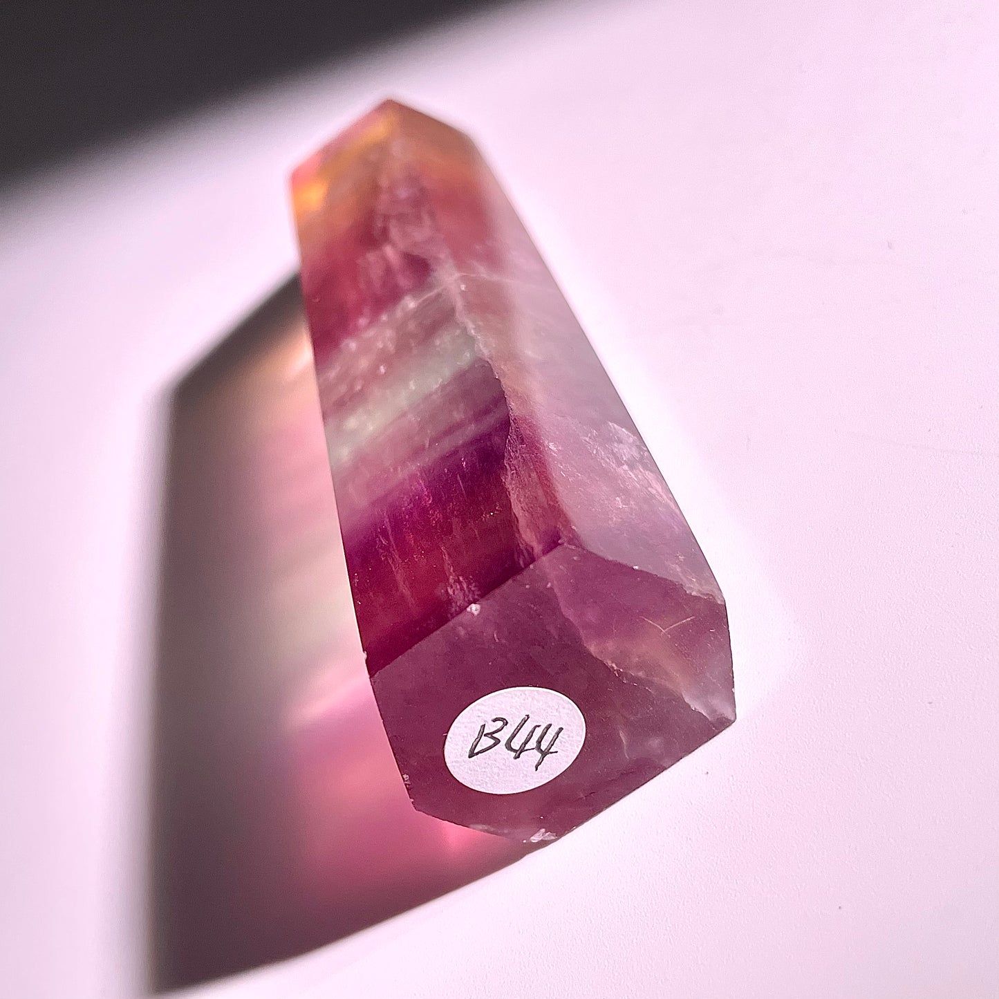 B44◇1点物◇フローライト ピラー◇104×22×26mm◇天然石・鉱物・パワーストーン