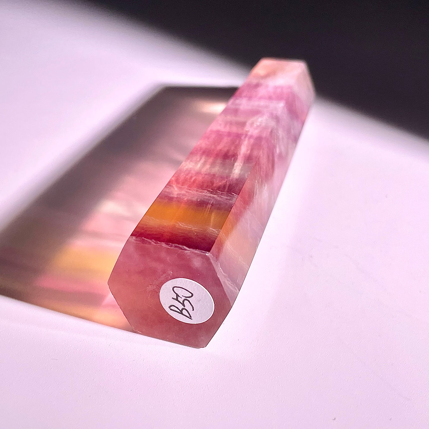 B50◇1点物◇フローライト ピラー◇113×22×20mm◇天然石・鉱物・パワーストーン