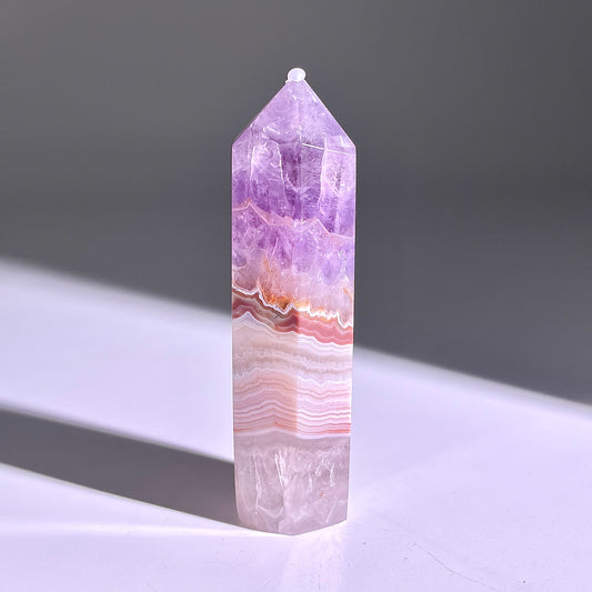 B289◇1点物◇夢幻の紫瑪瑙 ピラー◇78×24×20mm◇天然石・鉱物・パワーストーン