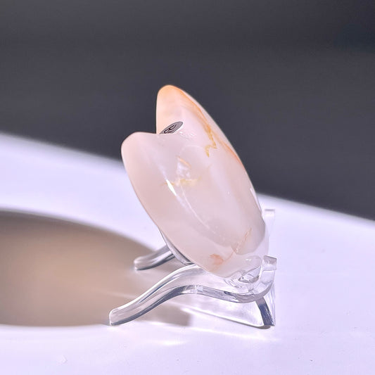 B331◇1点物◇桜瑪瑙 ムーン◇52×35×13mm◇天然石・鉱物・パワーストーン