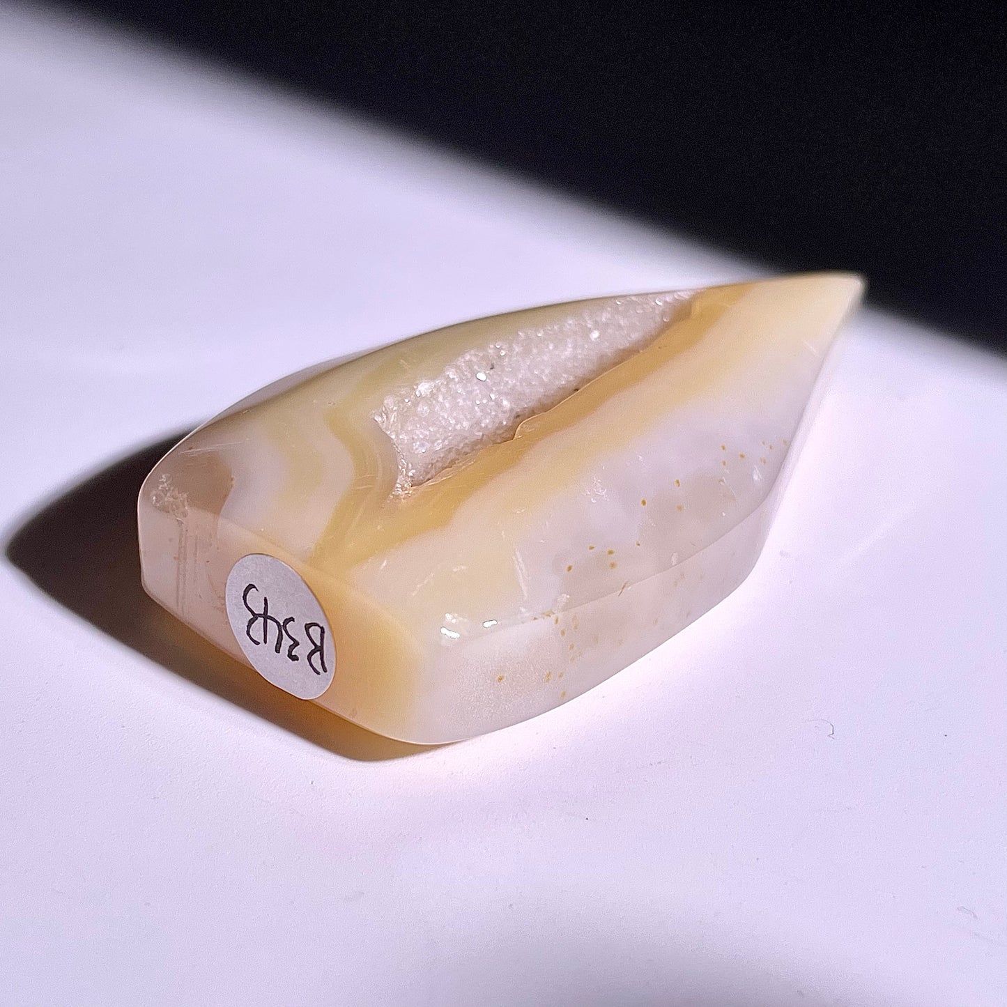 B343◇1点物◇瑪瑙トーチ◇67×36×14mm◇天然石・鉱物・パワーストーン