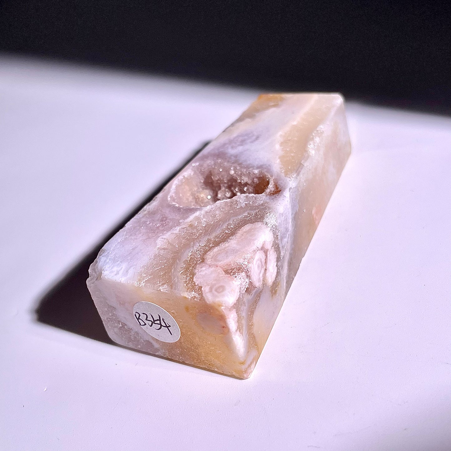 B354◇1点物◇桜瑪瑙 ピラー◇76×29×19mm◇天然石・鉱物・パワーストーン