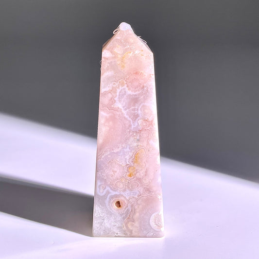 B357◇1点物◇桜瑪瑙 ピラー◇76×27×22mm◇天然石・鉱物・パワーストーン