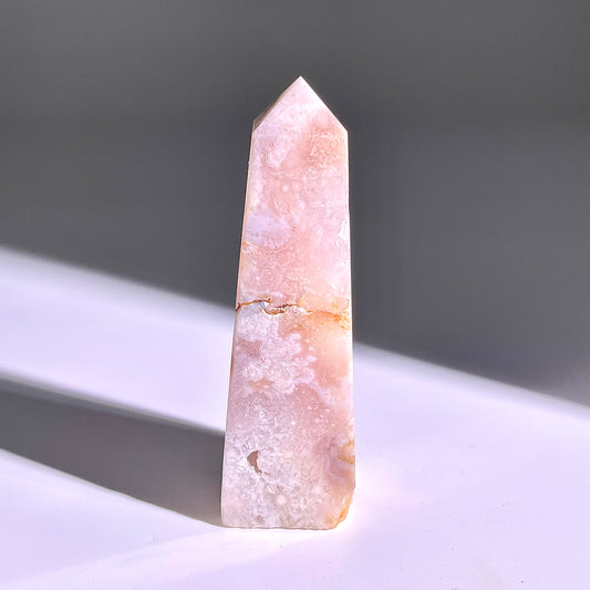 B360◇1点物◇桜瑪瑙 ピラー◇78×22×24mm◇天然石・鉱物・パワーストーン