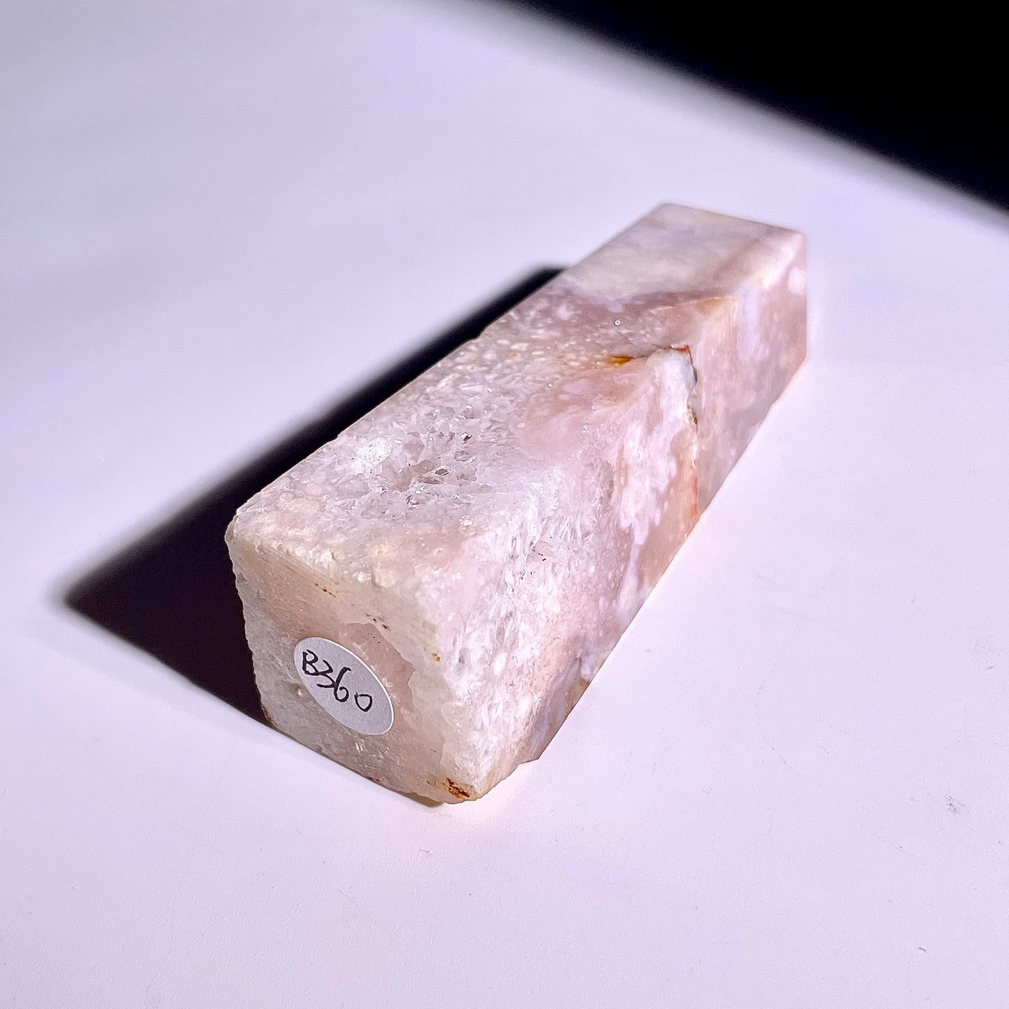 B360◇1点物◇桜瑪瑙 ピラー◇78×22×24mm◇天然石・鉱物・パワーストーン