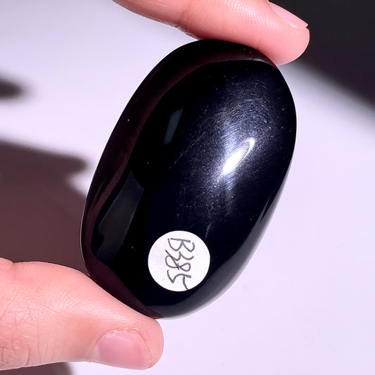 B385◇1点物◇レインボーオブシディアン パーム◇57×37×20mm◇天然石・鉱物・パワーストーン