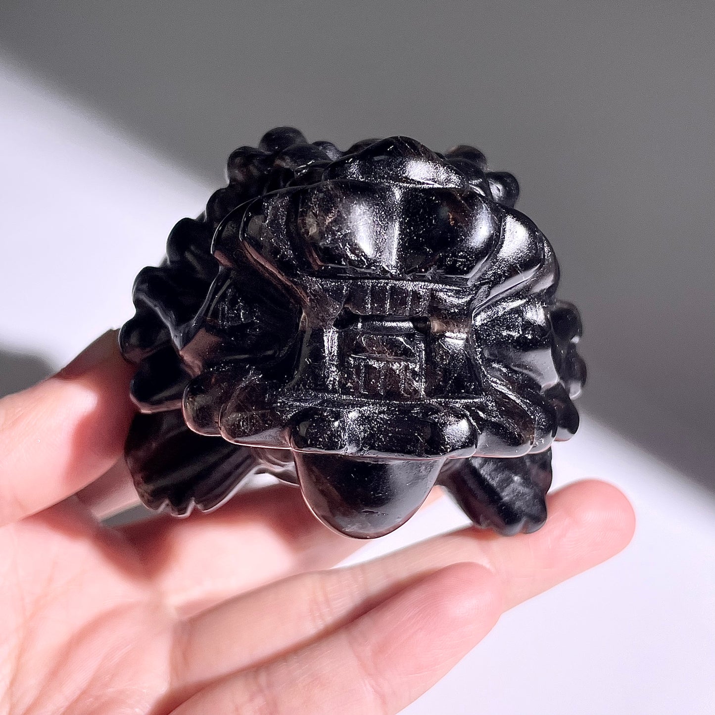 B407◇1点物◇モリオン 竜亀◇83×65×54mm◇天然石・鉱物・パワーストーン