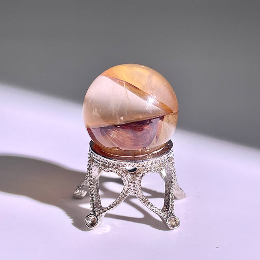 B423◇1点物◇ヘマタイトクォーツ ボール◇21×21×21mm◇天然石・鉱物・パワーストーン