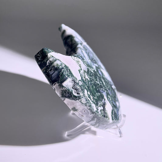 B429◇1点物◇モスアゲート ムーン◇121×73×19mm◇天然石・鉱物・パワーストーン