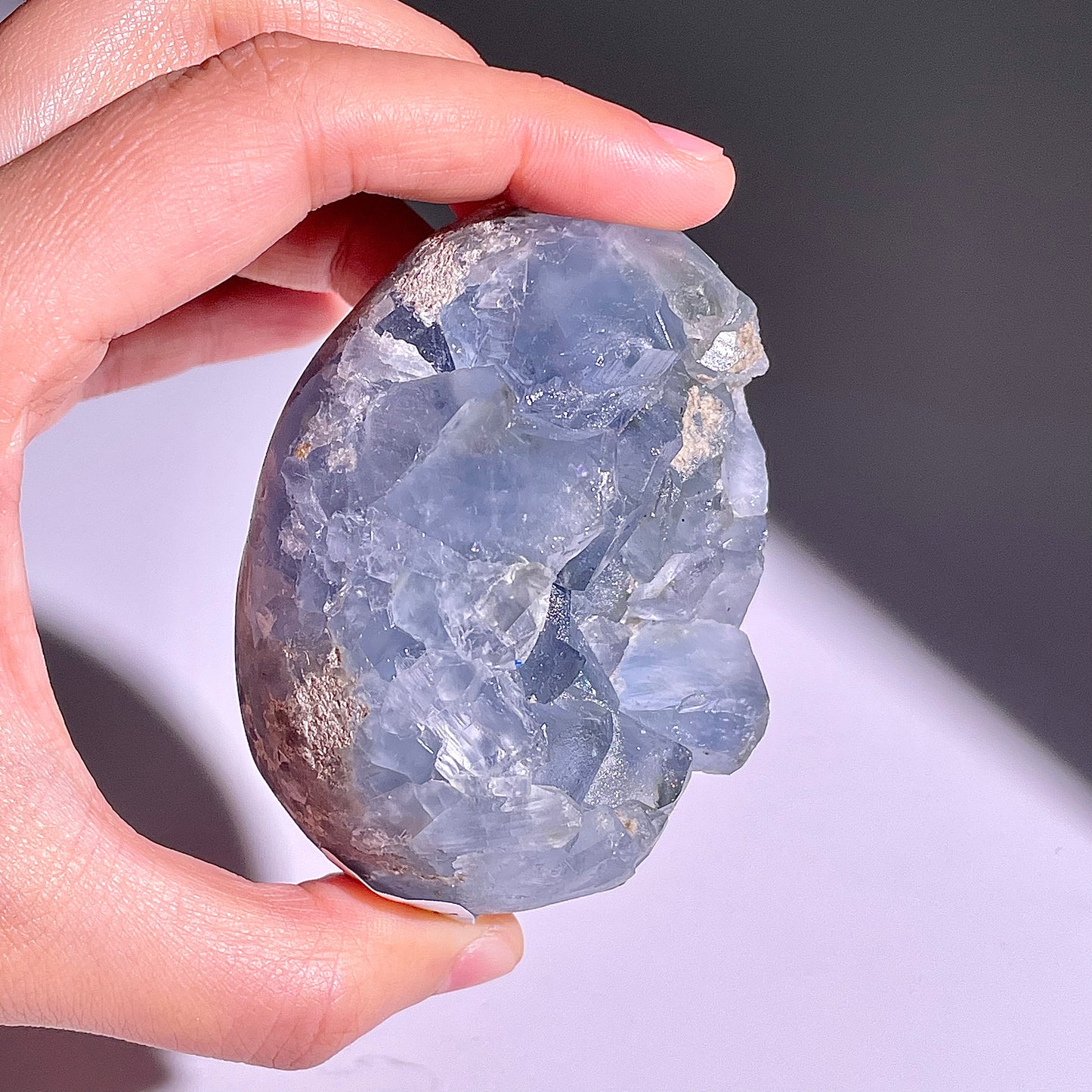 A172◇1点物◇セレスタイ トエッグ◇75×54×49mm◇天然石・鉱物・パワーストーン