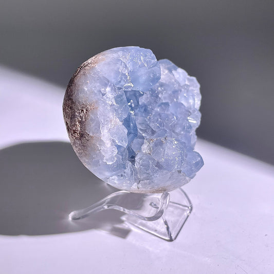 A173◇1点物◇セレスタイト ハート ◇68×137×64mm◇天然石・鉱物・パワーストーン