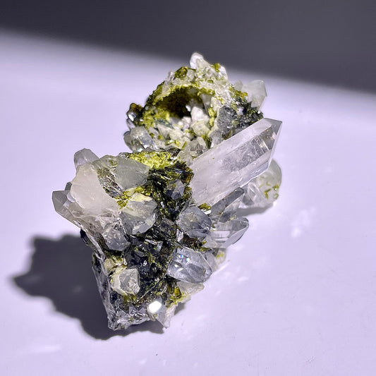 A187◇1点物◇エピドート クラスター◇49×30×40mm◇天然石・鉱物・パワーストーン