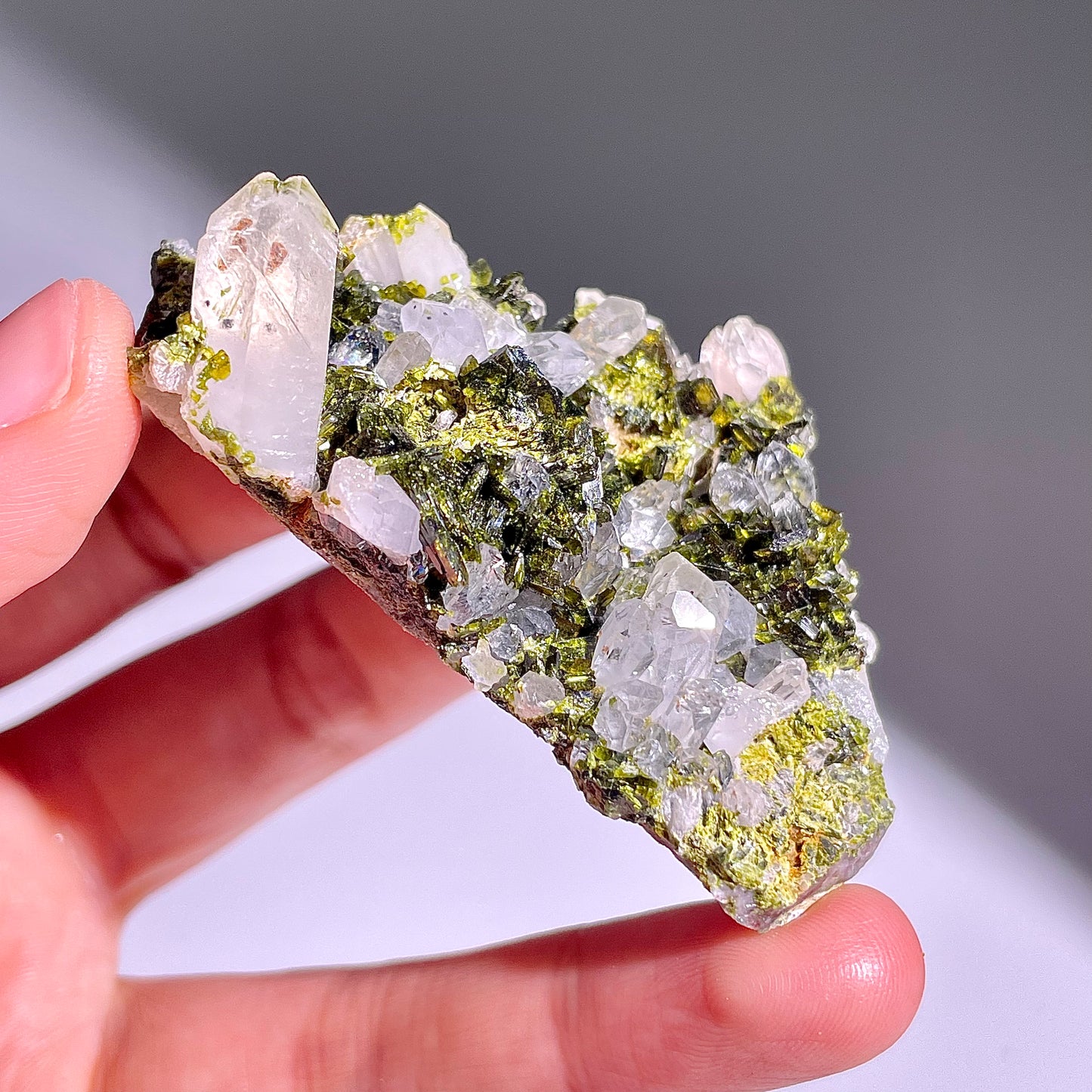 A193◇1点物◇エピドート クラスター◇65×39×19mm◇天然石・鉱物・パワーストーン