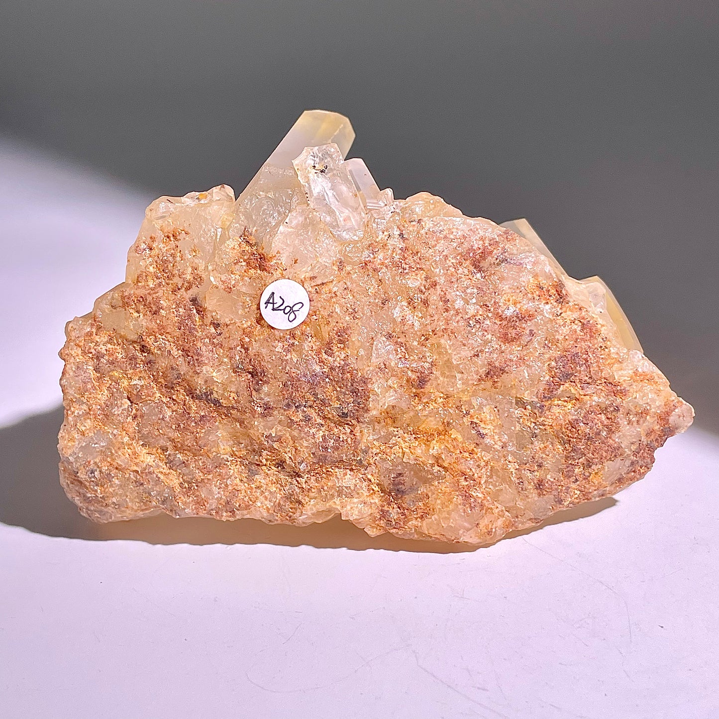 A208◇1点物◇レッドヘマタイトクォーツ ◇133×79×104mm◇天然石・鉱物・パワーストーン