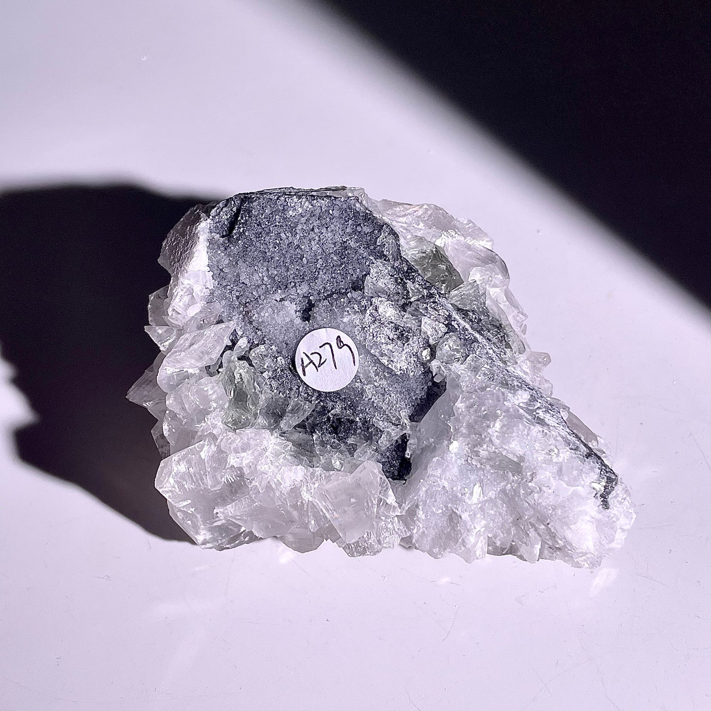 A279◇1点物◇方解石と閃亜鉛鉱の共生◇88×68×42mm◇天然石・鉱物・パワーストーン