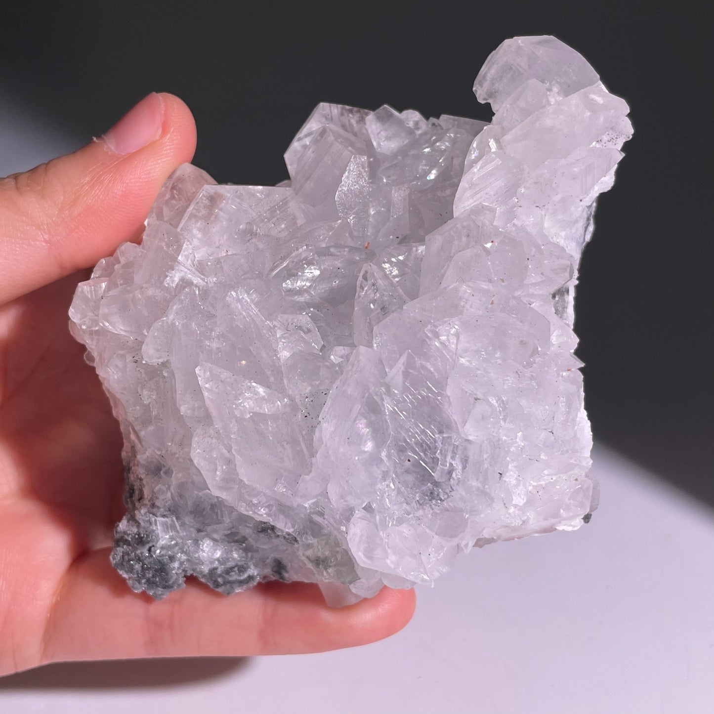 A282◇1点物◇方解石と閃亜鉛鉱の共生◇96×78×43mm◇天然石・鉱物・パワーストーン