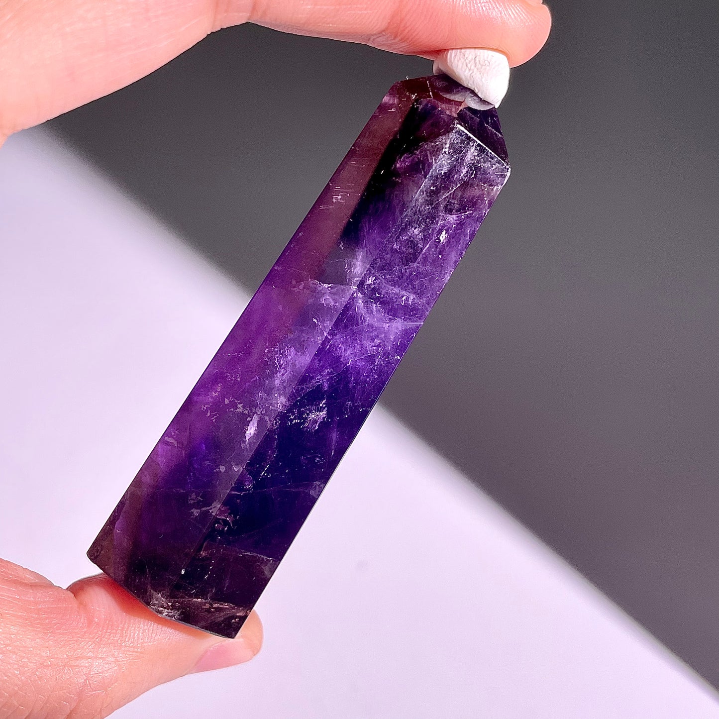 B436◇1点物◇アメジスト ピラー◇72×25×22mm◇天然石・鉱物・パワーストーン