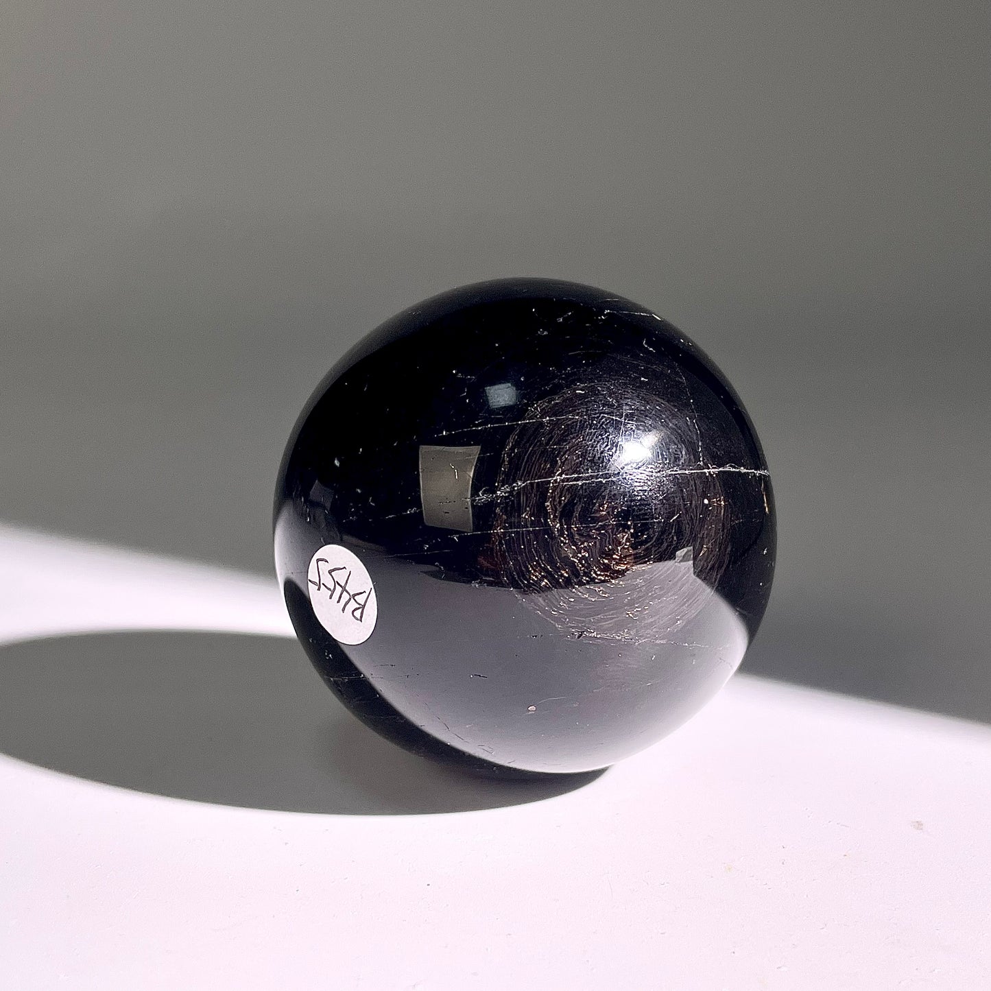 B455◇1点物◇ブラックトルマリン ボール◇53×53×53mm◇天然石・鉱物・パワーストーン