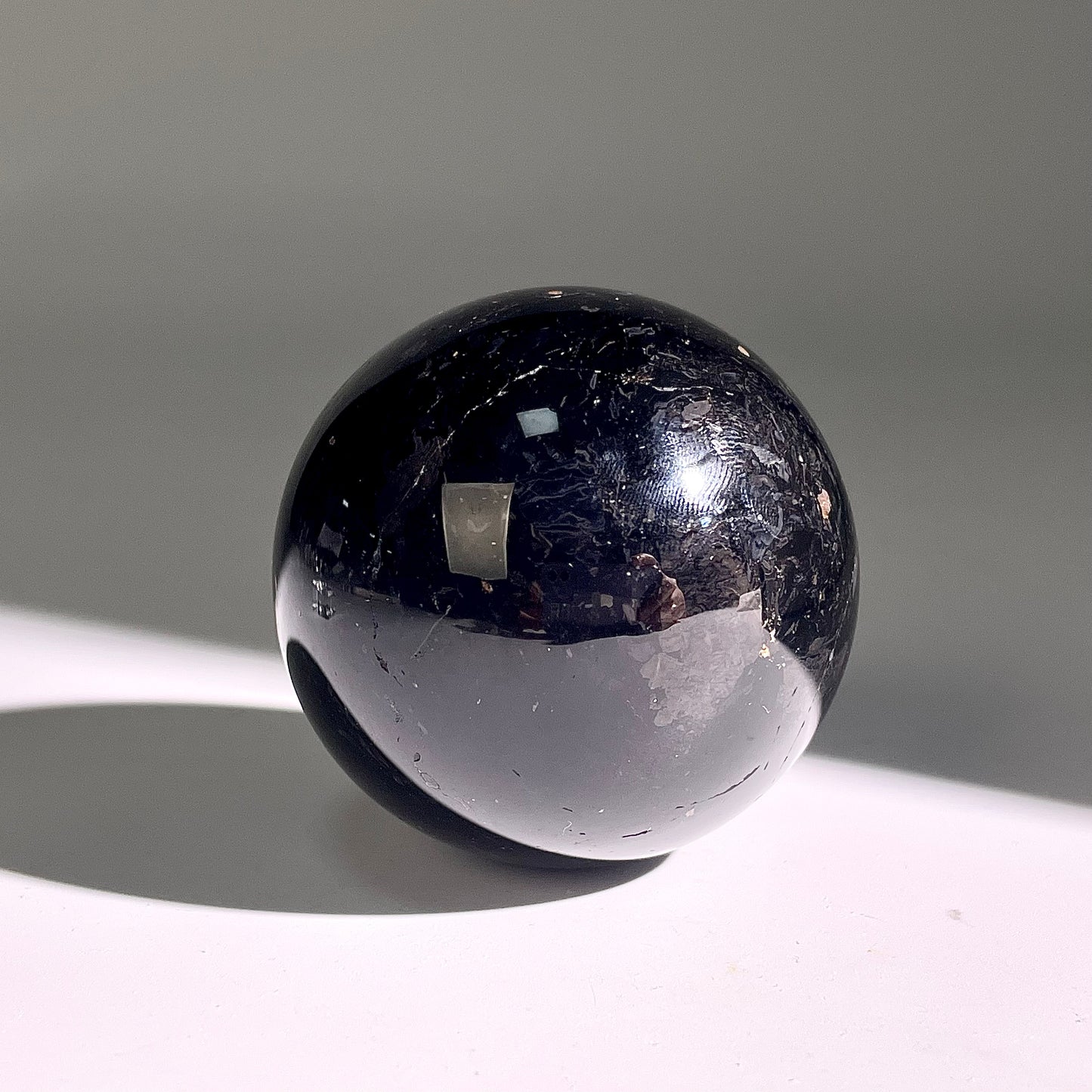 B458◇1点物◇ブラックトルマリン ボール◇52×52×52mm◇天然石・鉱物・パワーストーン