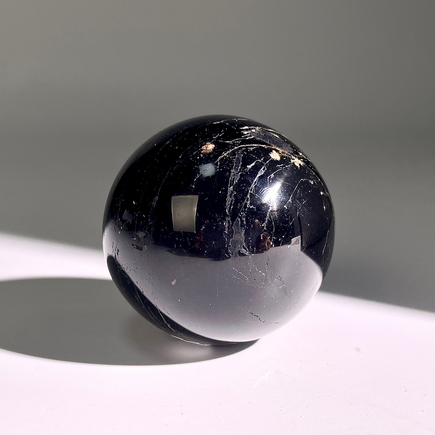 B459◇1点物◇ブラックトルマリン ボール◇52×52×52mm◇天然石・鉱物・パワーストーン