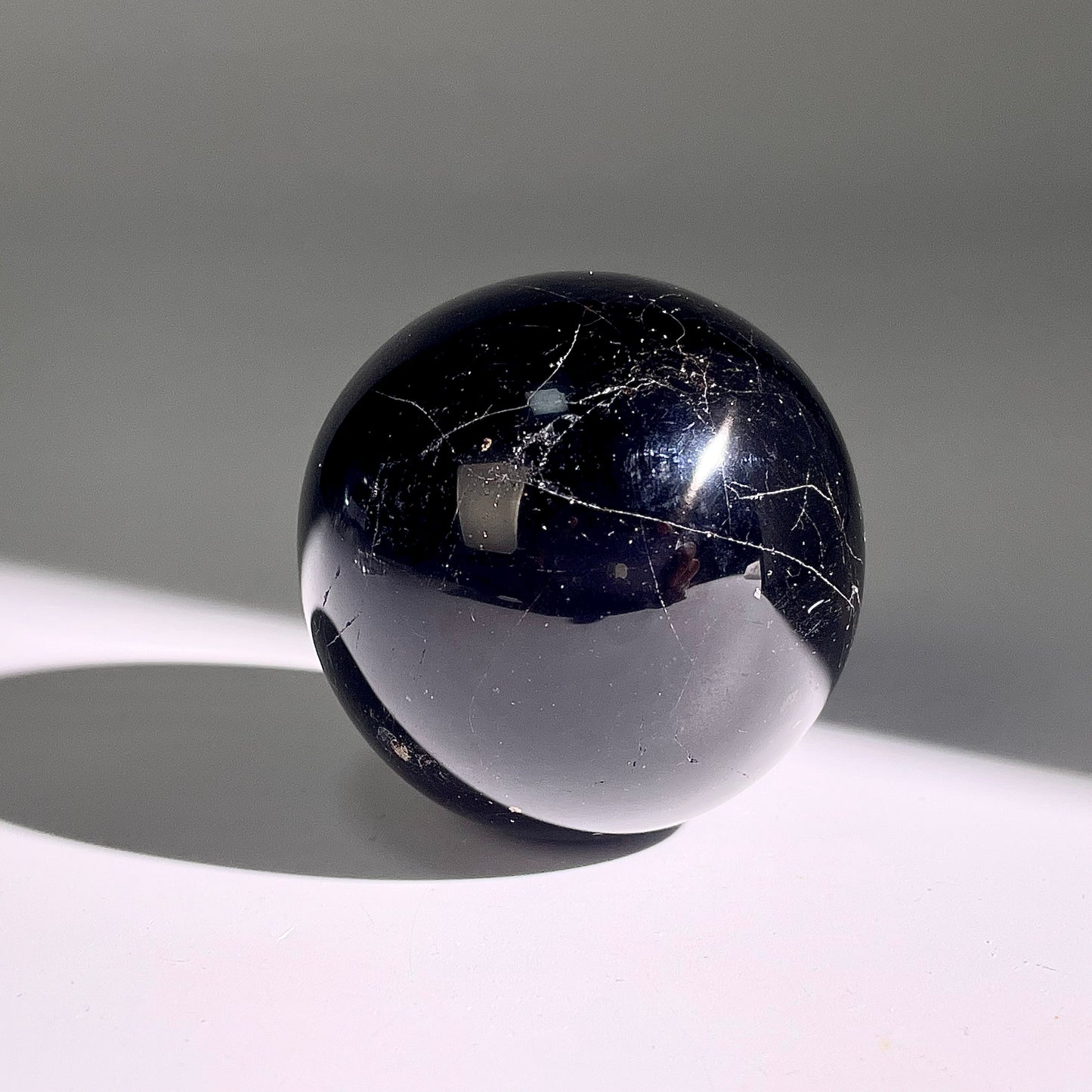 B463◇1点物◇ブラックトルマリン ボール◇43×43×43mm◇天然石・鉱物・パワーストーン