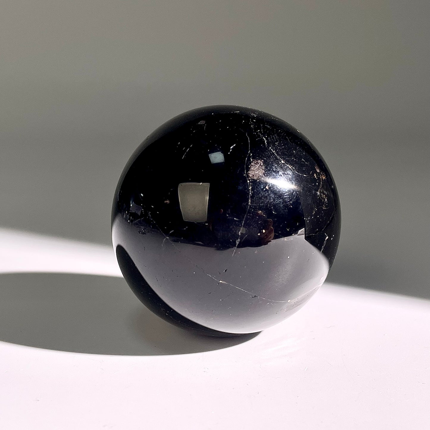 B464◇1点物◇ブラックトルマリン ボール◇54×54×54mm◇天然石・鉱物・パワーストーン