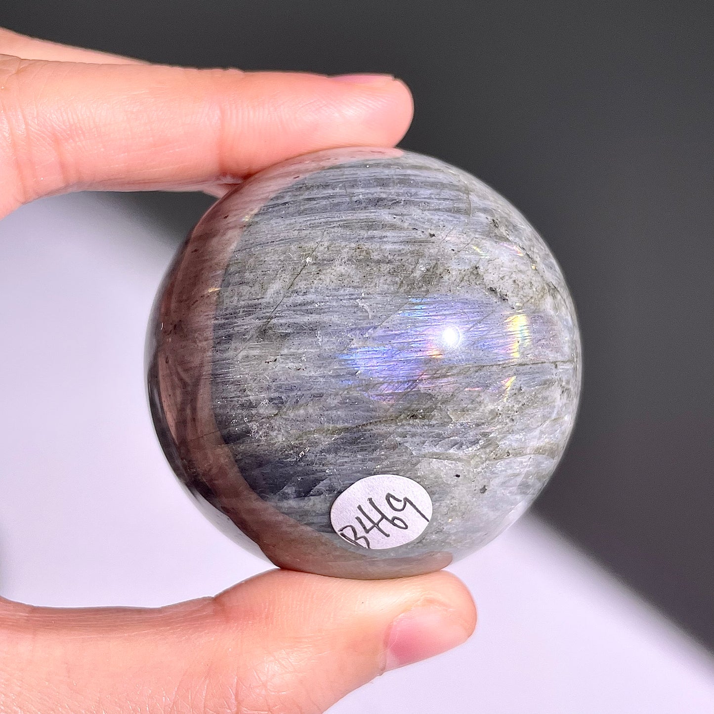 B469◇1点物◇ラブラドライト ボール◇48×48×48mm◇天然石・鉱物・パワーストーン
