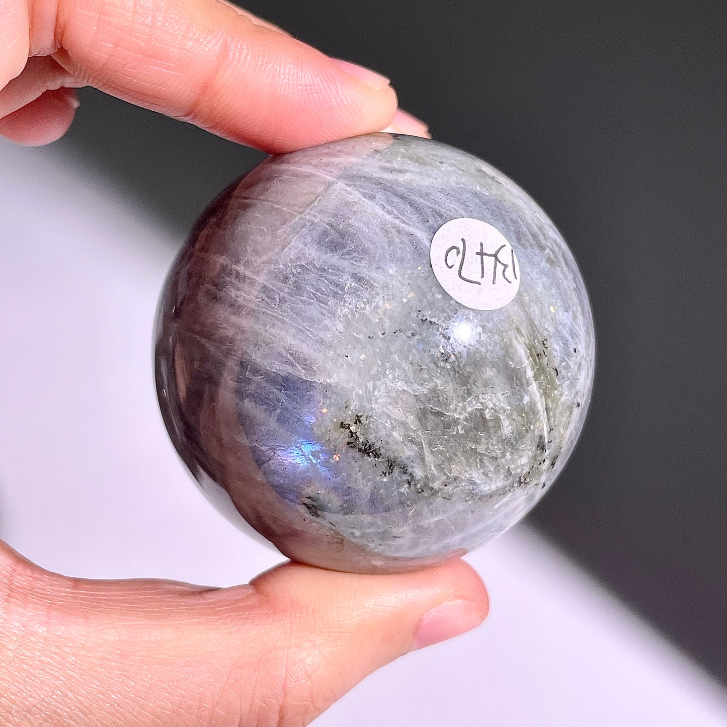 B470◇1点物◇ラブラドライト ボール◇50×50×50mm◇天然石・鉱物・パワーストーン