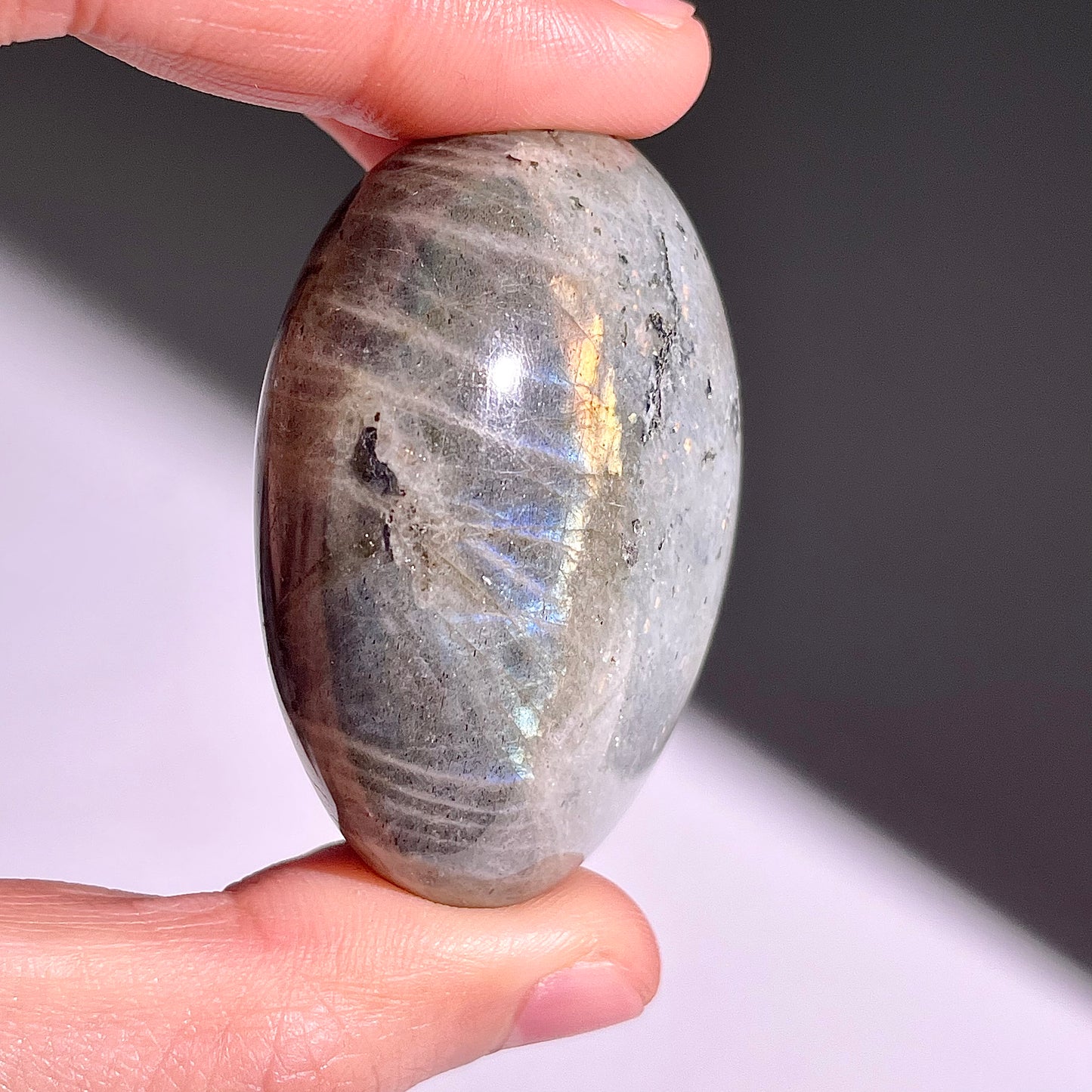 A344◇1点物◇ラブラドライト オーバル◇48×37×24mm◇天然石・鉱物・パワーストーン