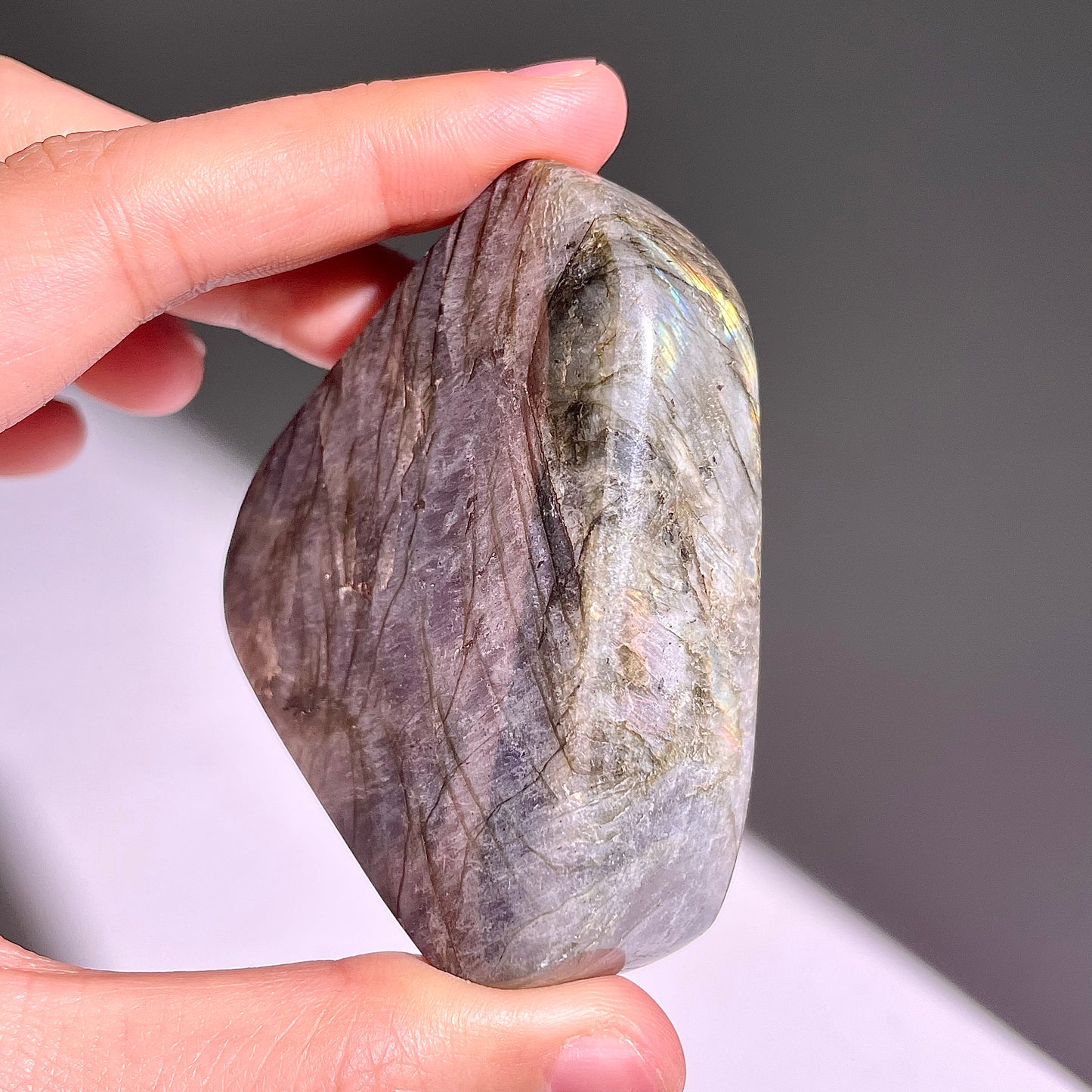 A352◇1点物◇ラブラドライト 原石◇59×56×21mm◇天然石・鉱物・パワーストーン