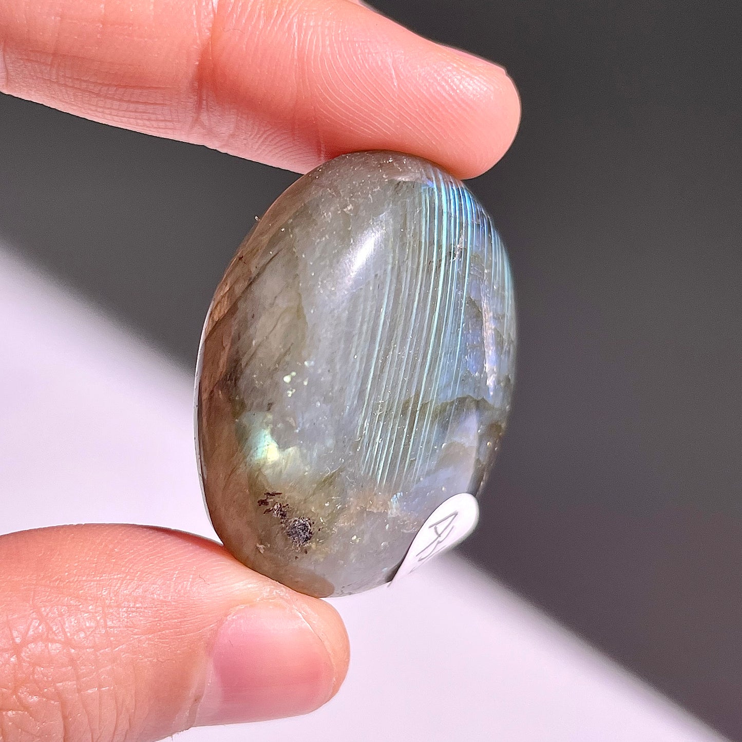 A355◇1点物◇ラブラドライト 原石◇34×32×12mm◇天然石・鉱物・パワーストーン