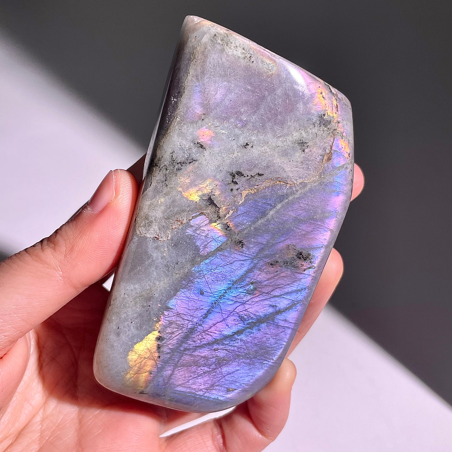 A357◇1点物◇ラブラドライト 原石◇92×51×20mm◇天然石・鉱物・パワーストーン