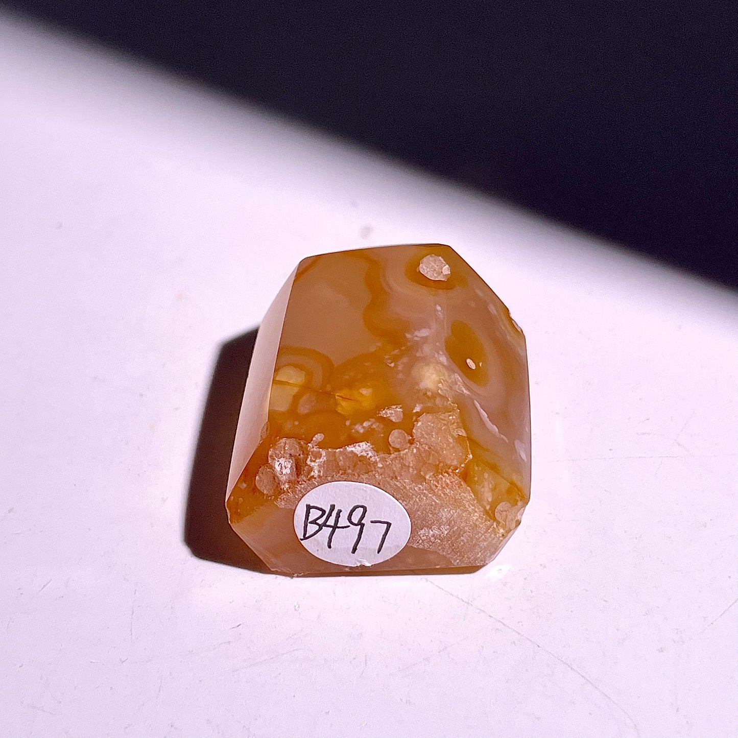 B497◇1点物◇アゲート ピラー◇37×26×15mm◇天然石・鉱物・パワーストーン