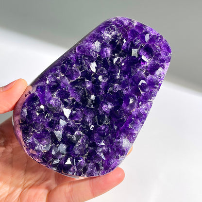 A12◇１点物◇アメジスト　クリスター◇100×67×28mm◇天然石・鉱物・パワーストーン