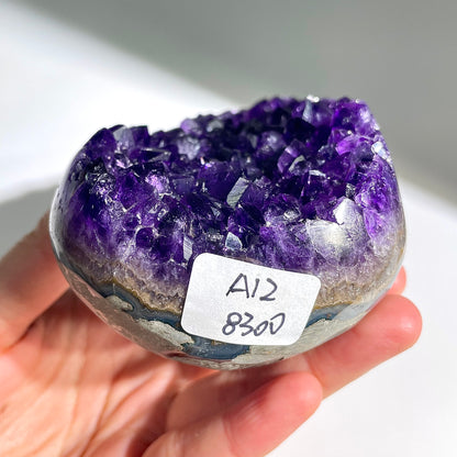 A12◇１点物◇アメジスト　クリスター◇100×67×28mm◇天然石・鉱物・パワーストーン