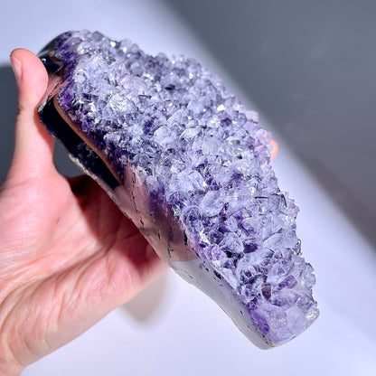 A15◇１点物◇アメジスト　クリスター◇156×83×21mm◇天然石・鉱物・パワーストーン