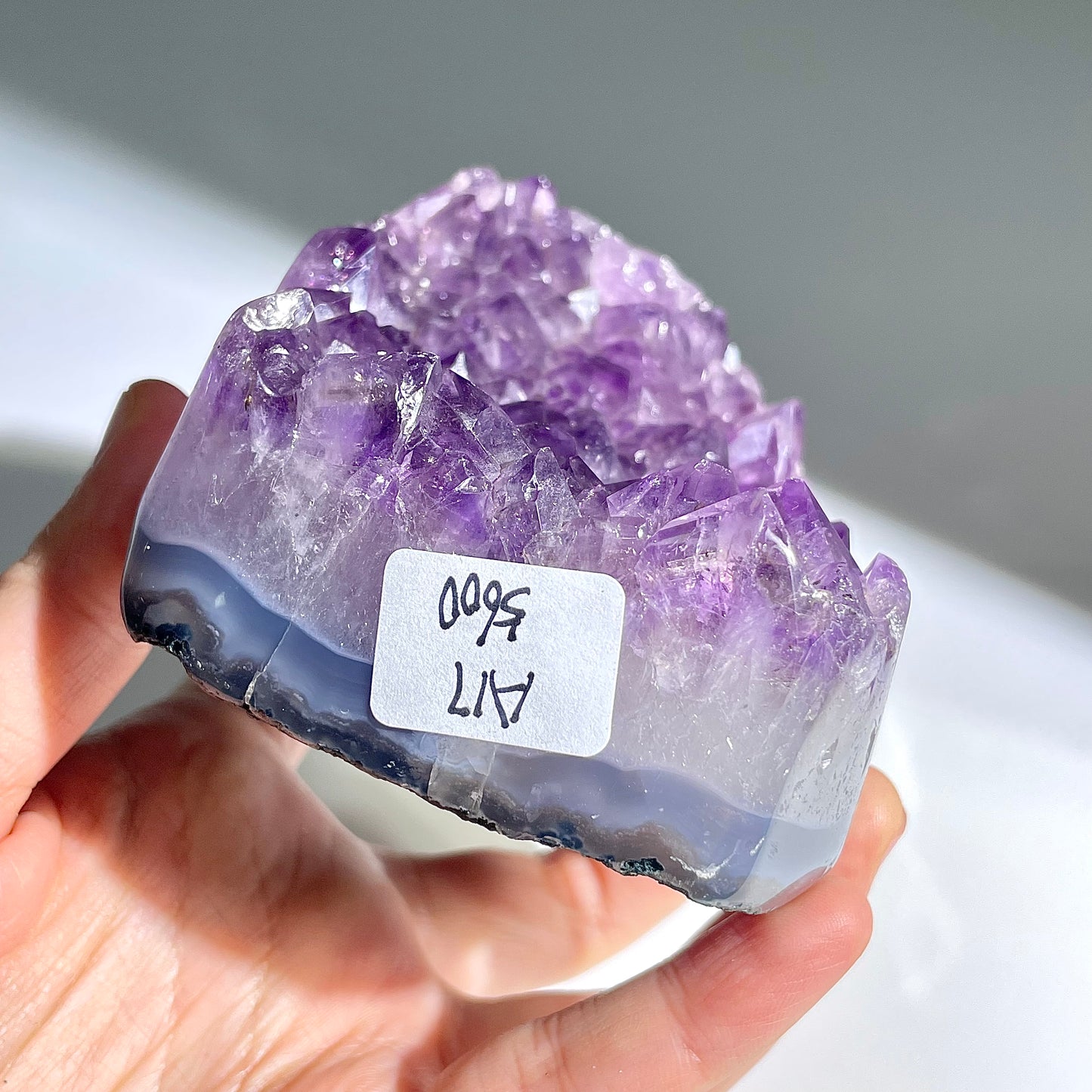 A17◇１点物◇アメジスト　クリスター◇118×80×36mm◇天然石・鉱物・パワーストーン