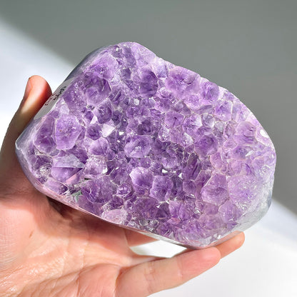 A17◇１点物◇アメジスト　クリスター◇118×80×36mm◇天然石・鉱物・パワーストーン